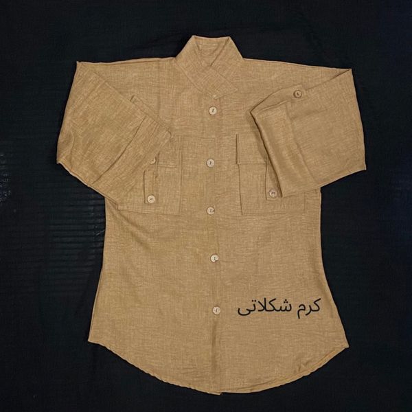 مانتو زنانه مدل کیمونو آستین سه‌ربع فری سایز