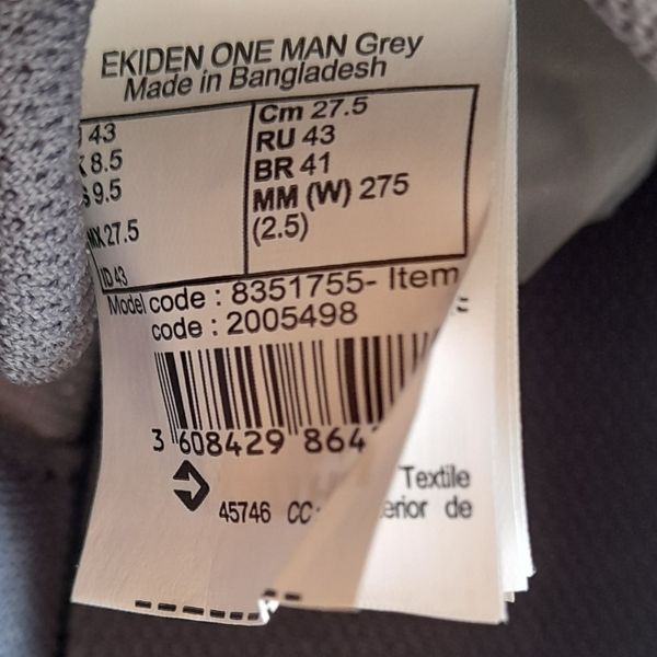 کفش مردانه دویدن و پیاده روی مردانه کالنجی Decathlon Kalenji Ekiden One