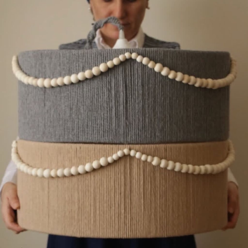 خرید انلاین لوستر مکرومه قطر45