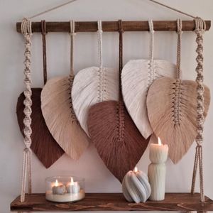 شلف دیواری مکرومه بافی مدل جدید