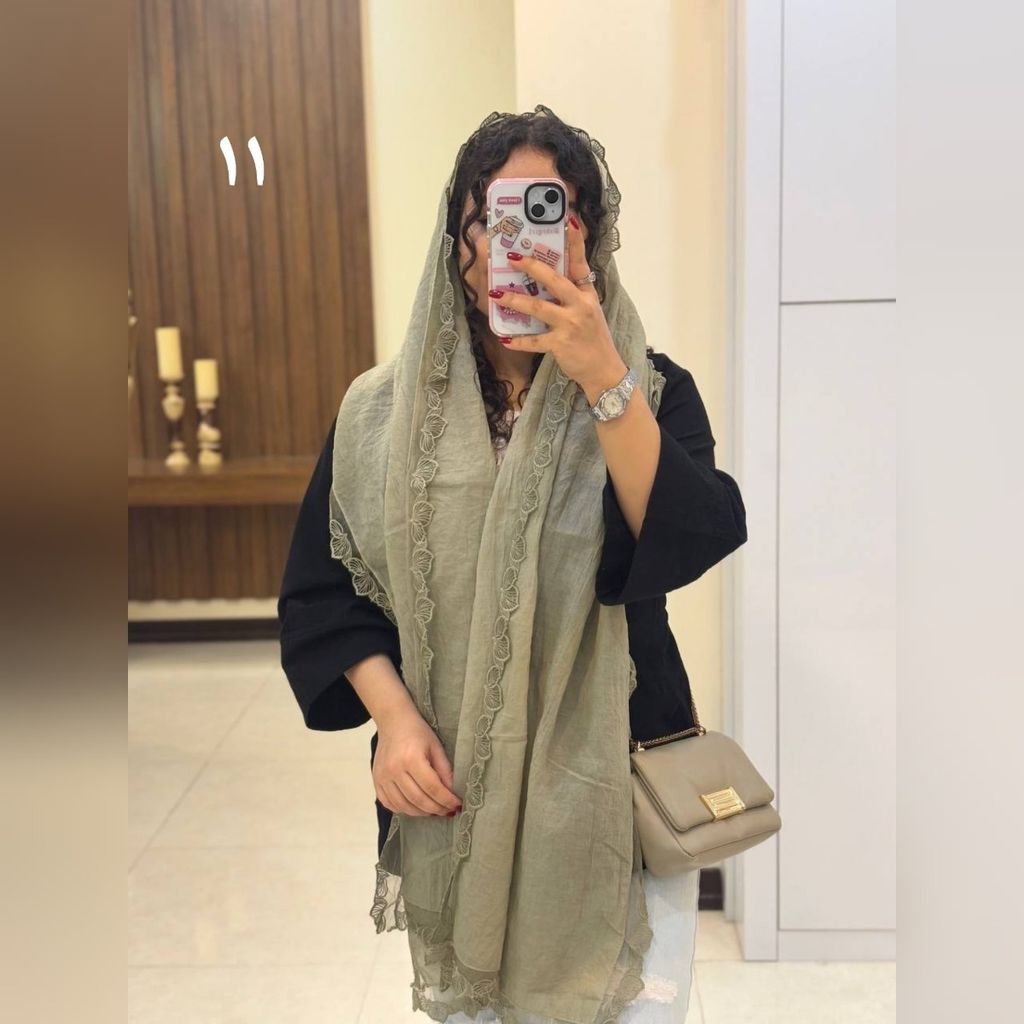 فروش اینترنتی شال دانتل کتان سنگشور وارداتی در رنگبندی