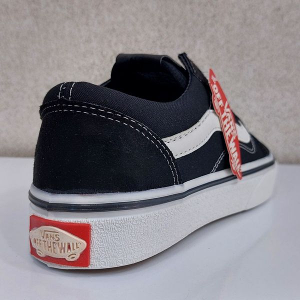کتونی ونس مشکی خط سفید Vans