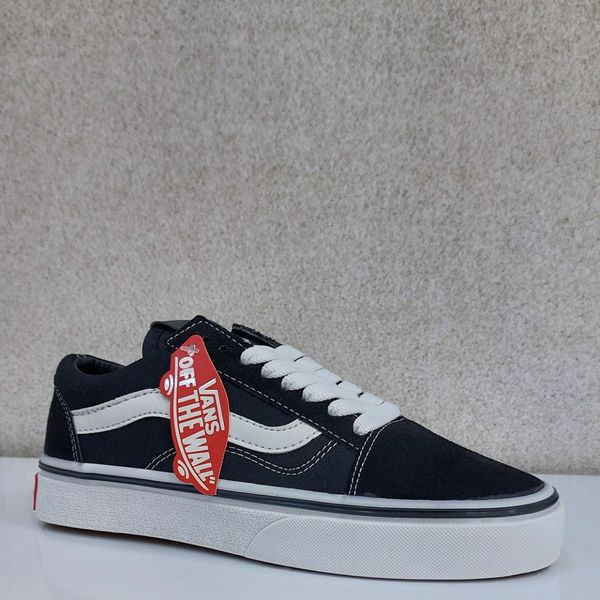کتونی ونس مشکی خط سفید Vans