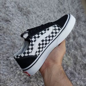 خرید اینترنتی کتونی ونس شطرنجی Vans 