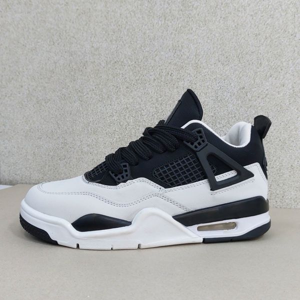 کتونی نایک جردن 4 سفید مشکی Nike J4