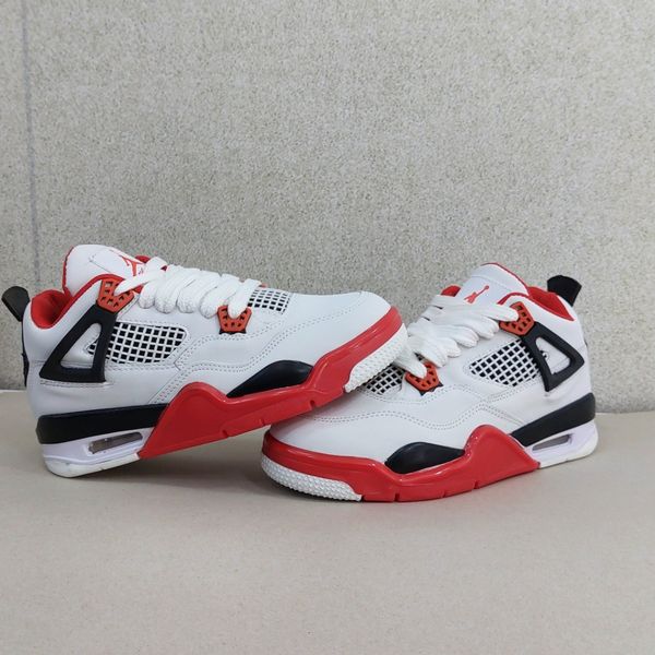 کتونی نایک جردن 4 سفید قرمز Nike J4