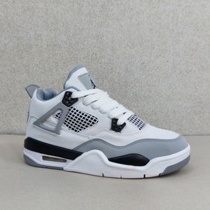 قیمت ارزان نایک جردن 4 سفید طوسی Nike J4