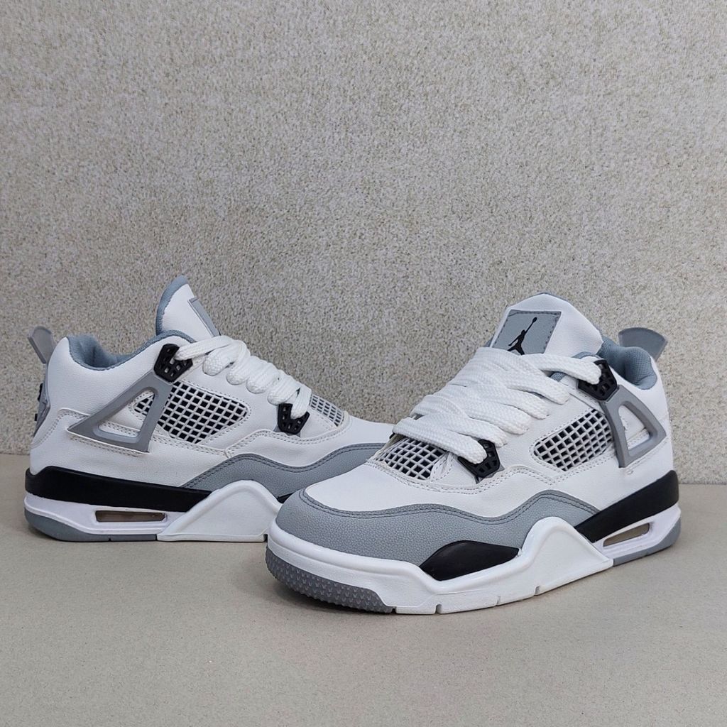 فروش اینترنتی نایک جردن 4 سفید طوسی Nike J4