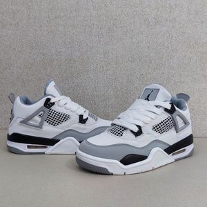 فروش اینترنتی نایک جردن 4 سفید طوسی Nike J4