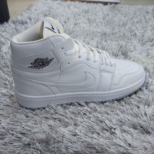کتونی نایک ایر جردن 1 ساق بلند سفید Nike Air Jordan1