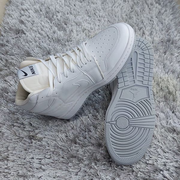 کتونی نایک ایر جردن 1 ساق بلند سفید Nike Air Jordan1