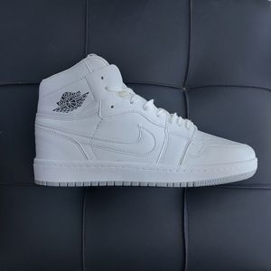 خرید اینترنتی کتونی نایک ایر جردن 1 ساق بلند سفید Nike Air Jordan1