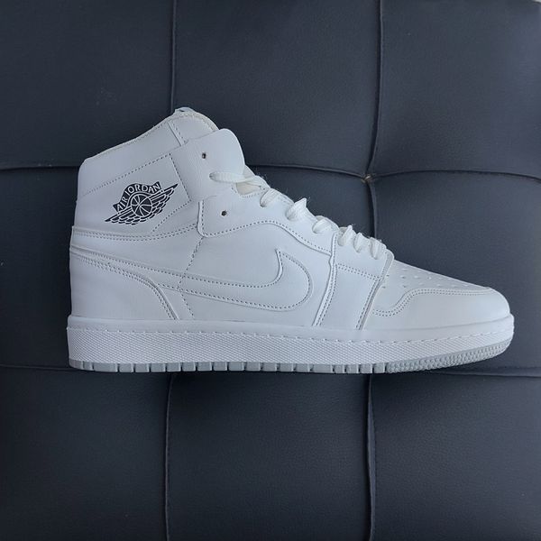 کتونی نایک ایر جردن 1 ساق بلند سفید Nike Air Jordan1