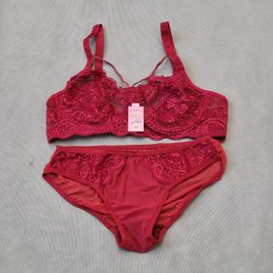 قیمت ست شورت و سوتین فنردار گیپوری سایز 75 تا 90 