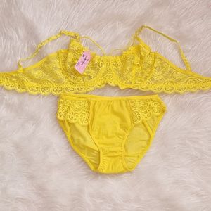 خرید آنلاین ست شورت و سوتین فنردار گیپوری سایز 75 تا 90 