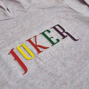 مشخصات هودی زنانه و دخترانه نخ پنبه طرح joker فری سایز تا 42  