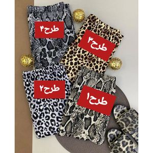 فروش اینترنتی شلوار زنانه گیاهی پلنگی خارجی مدل اسلش سندبادی فری سایز تا 48 نرم، لطیف و مناسب استایل روزمره