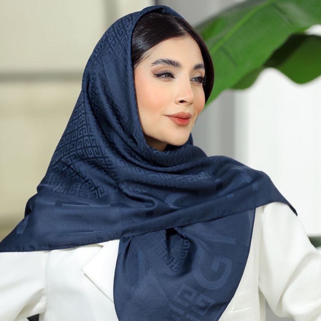 قیمت ارزان روسری ابریشم ترک کد 1042
