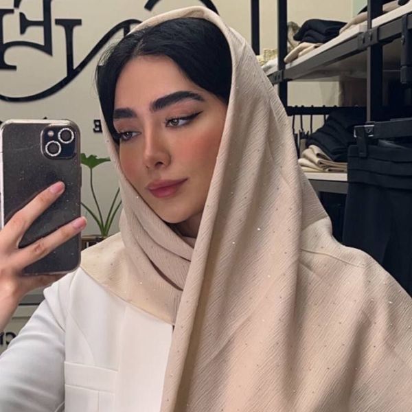 روسری زنانه درختی نگینی کد 1044