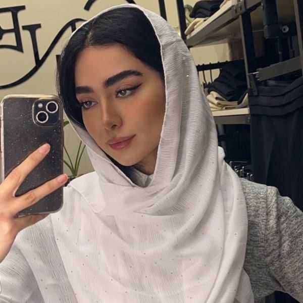 شال زنانه درختی نگینی کد 1045