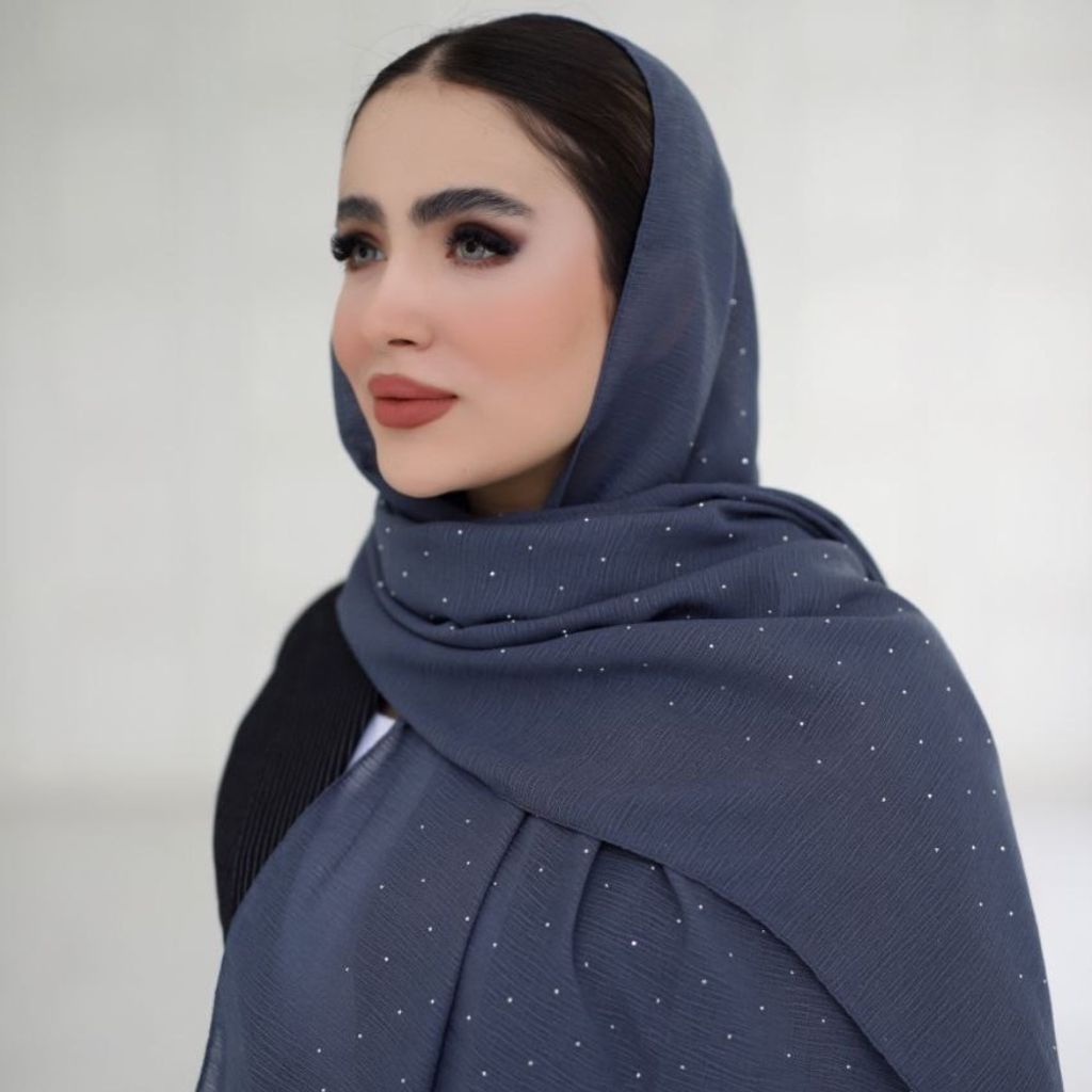 قیمت شال درختی نگینی کد 1045