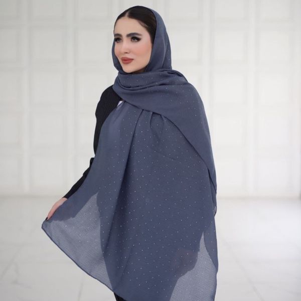 شال زنانه درختی نگینی کد 1045