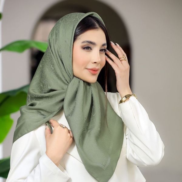 روسری زنانه ابریشم ترک کد 1047