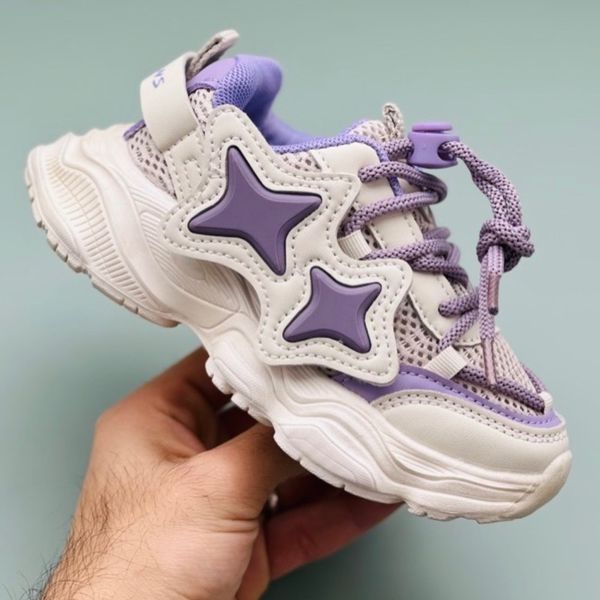 کتونی بچگانه طرح دو ستاره برند Kshoes کد 120103