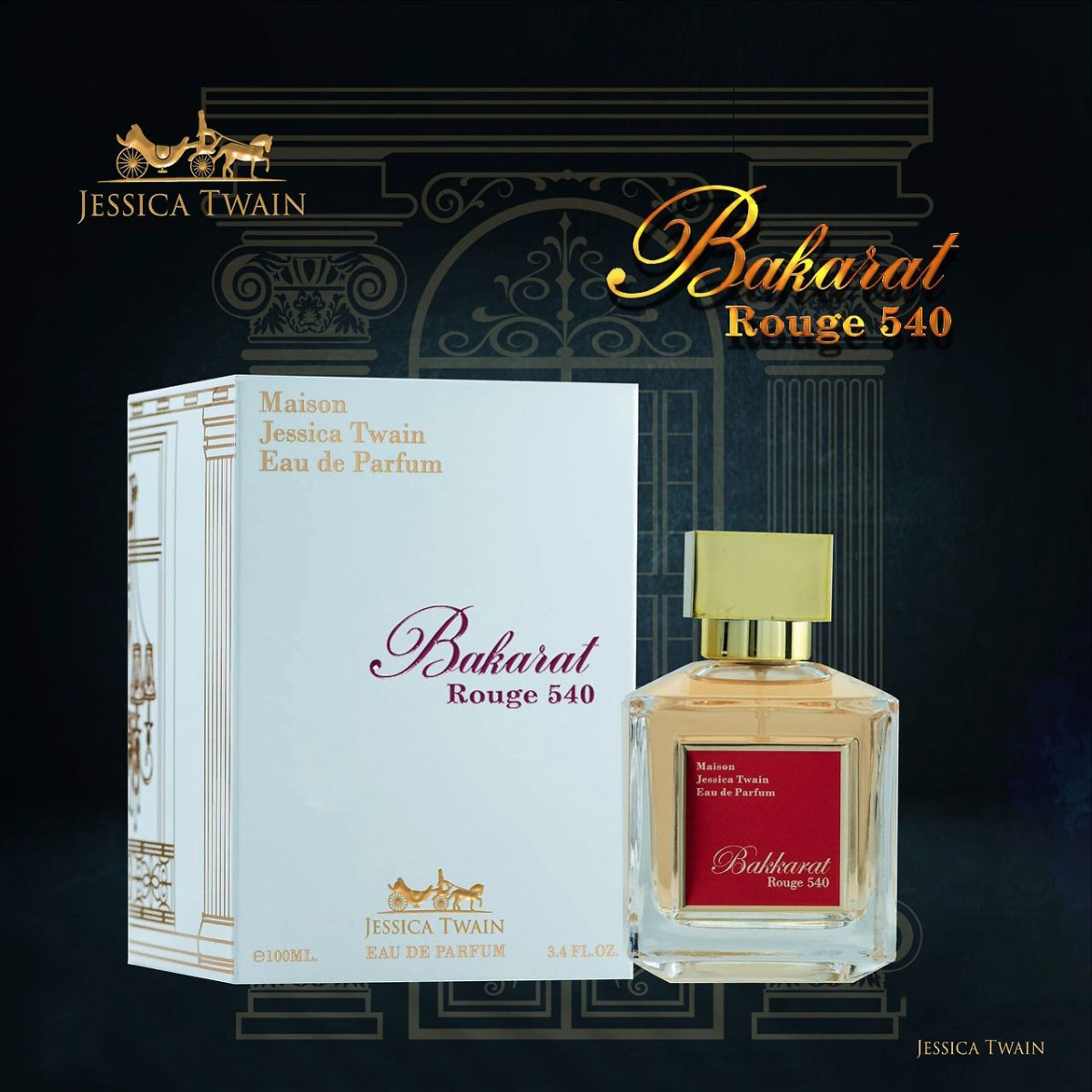 خرید انلاین عطر بسیار جدید زنانه باکارات رژ 540 سفید جسیکا توین فرانسه - اسانس فرانسوی