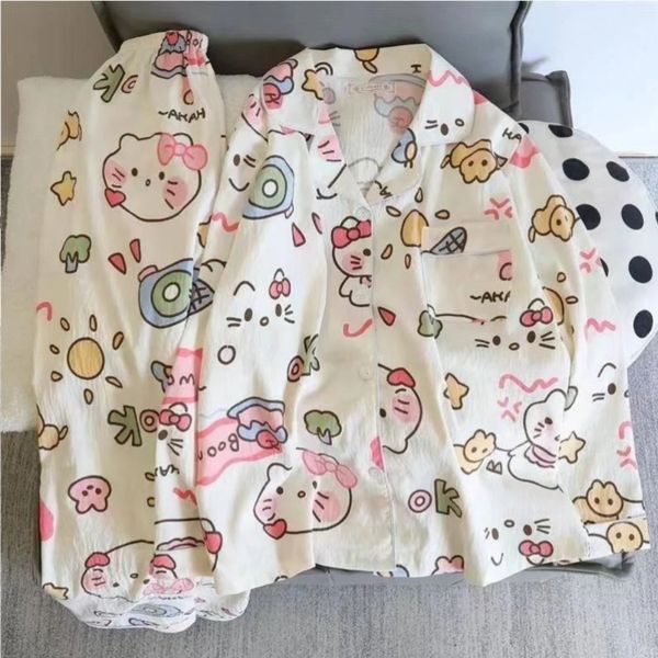 ست راحتی زنانه دخترانه کیفیت عالی نخ خارجی تن خور عالی