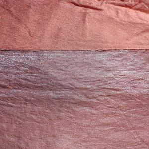 پارچه سوپر شیمیر دو رو رنگ مسی کد 2