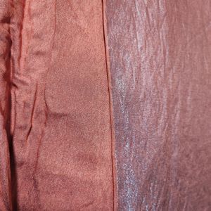 قیمت ارزان پارچه سوپر شیمیر دو رو رنگ مسی کد 2