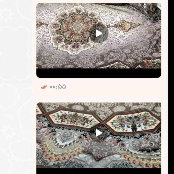 روفرشی مخمل شانل کشدوزی شده9متری