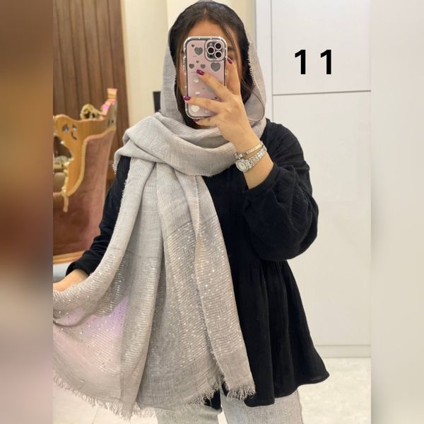 شال کنفی بهاره دستک پولکی