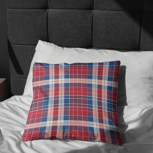 پارچه مخمل طرح چارخونه کد 5013061