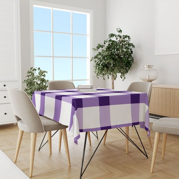 پارچه مخمل طرح چارخونه کد 5013063