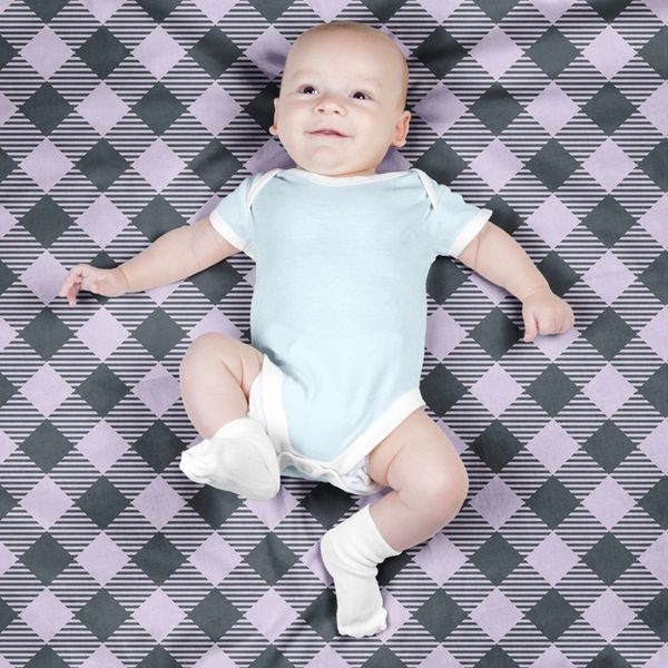 پارچه مخمل طرح چارخونه کد 5013067