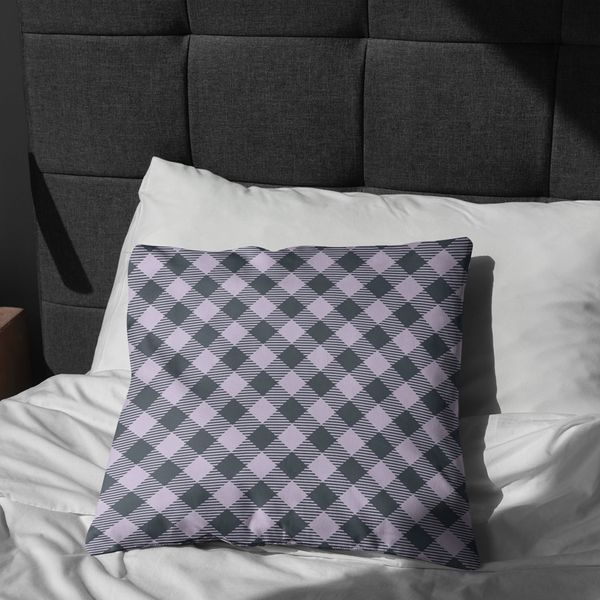 پارچه مخمل طرح چارخونه کد 5013067