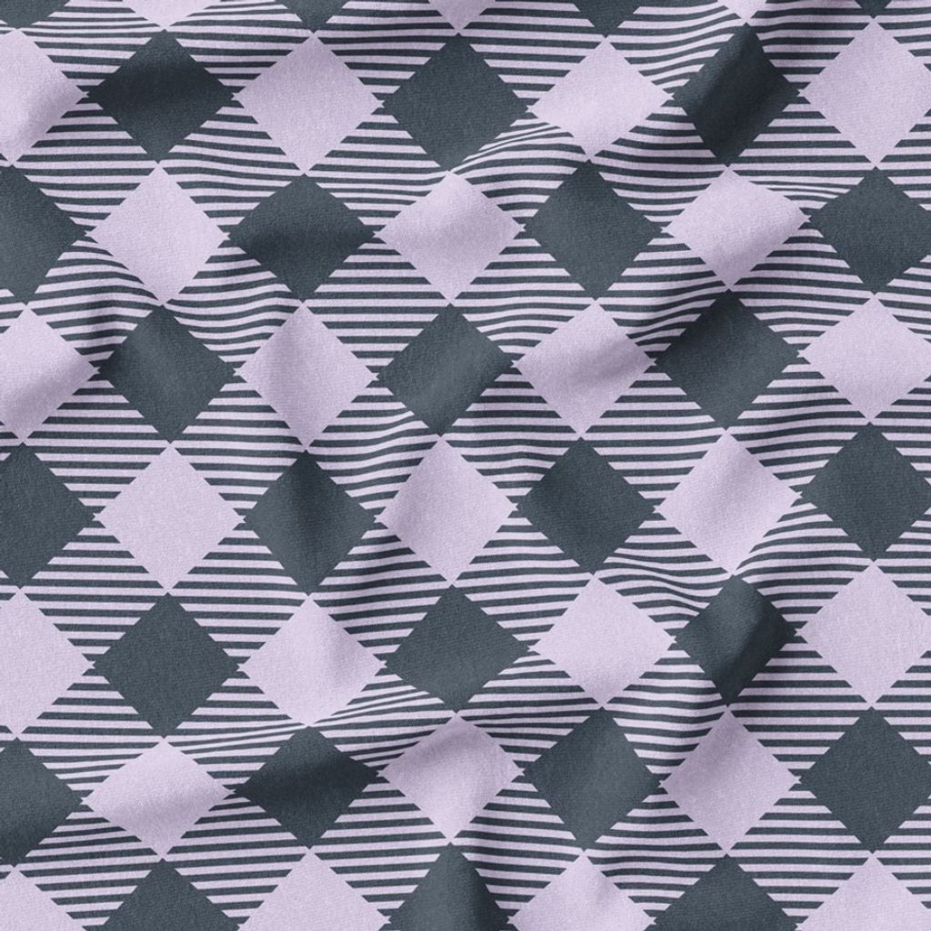 خرید اینترنتی پارچه مخمل پارچه باما طرح چارخونه کد 5013067