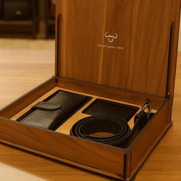 ست مردانه چرم طبیعی