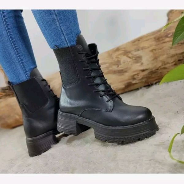 نیم بوت زنانه بوت دخترانه کنار کش زیره پیو شرکتی نرم قابل انعطاف