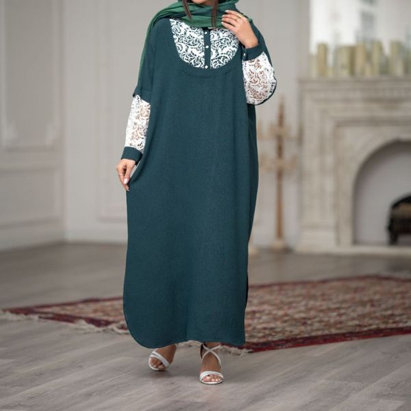 پیراهن مانتویی خرجکار گیپور عیدانه