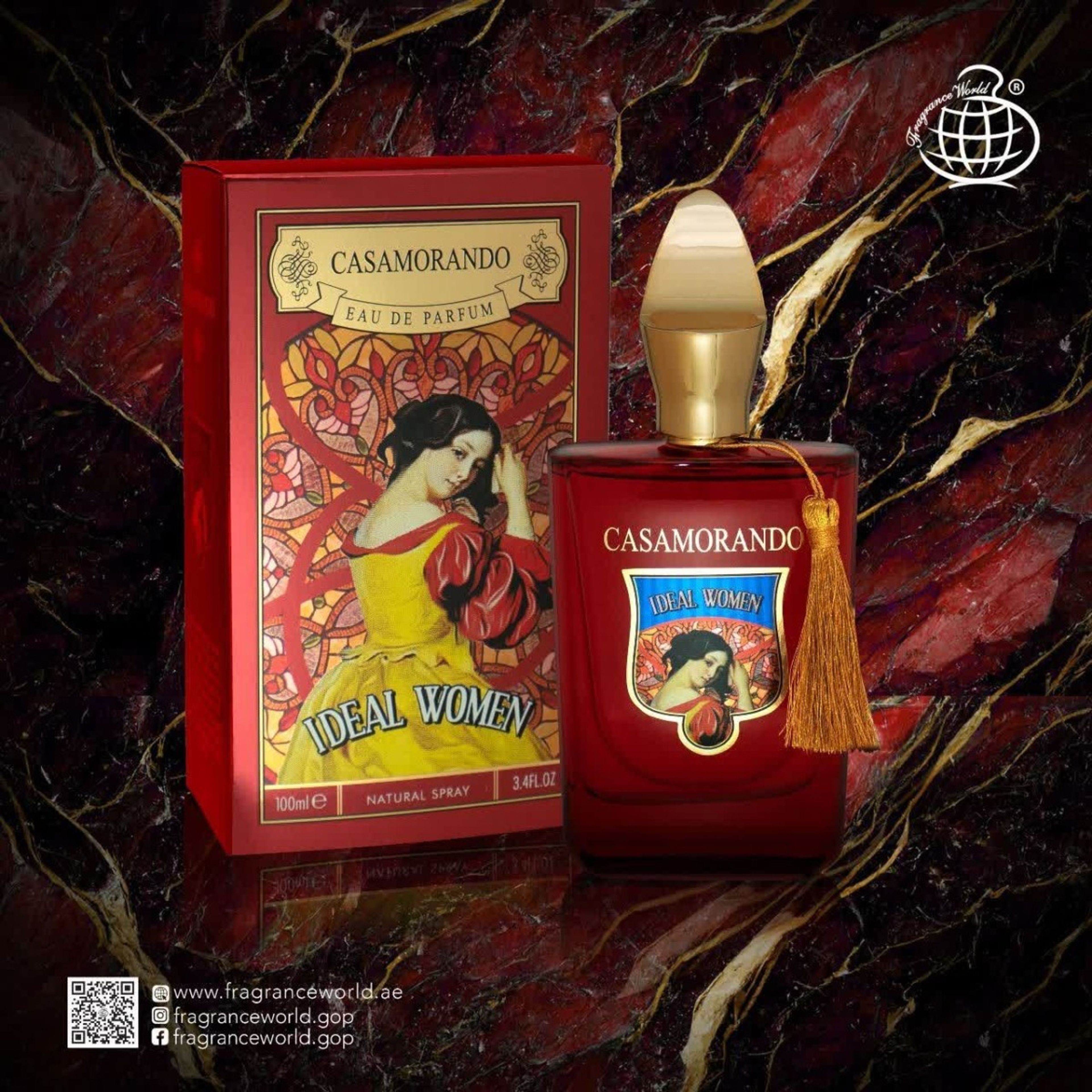 فروش اینترنتی ادکلن کازاموراندو ایدل وومن (CASAMORANDO IDEAL WOMAN)