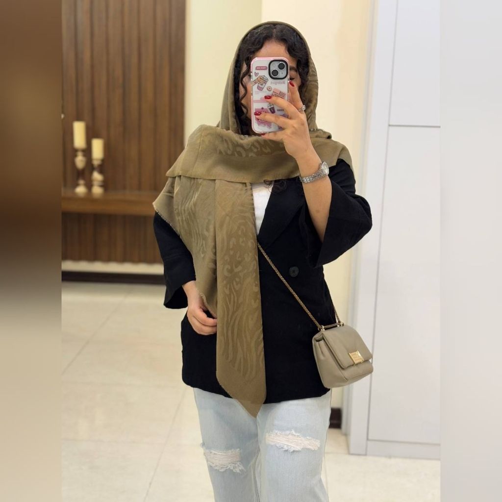 خرید اینترنتی روسری ژاکارد ابریشم
