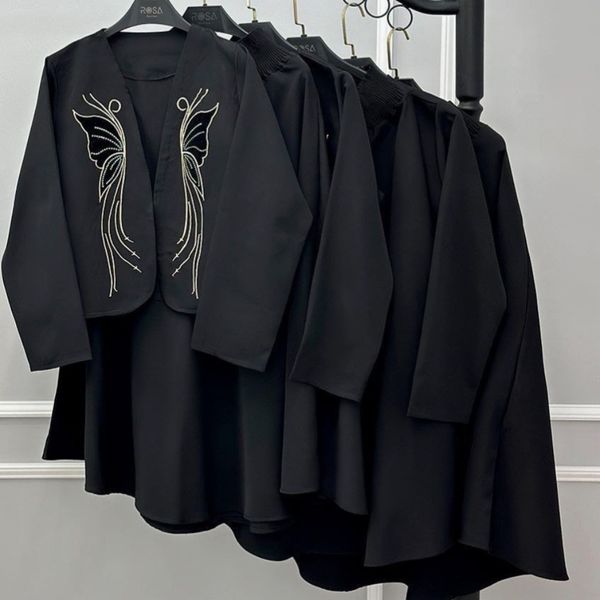 کت زنانه و دامن طرح پرستو