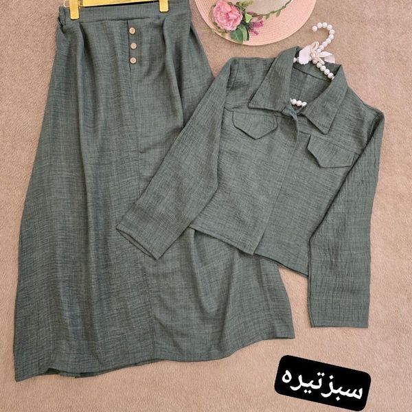 کت دامن زنانه طرح ژاله