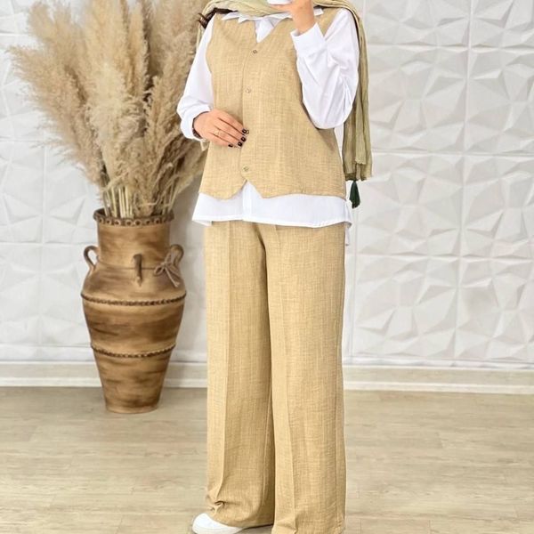 ست سه تیکه عیدانه ( شومیز شلوار ژیله)