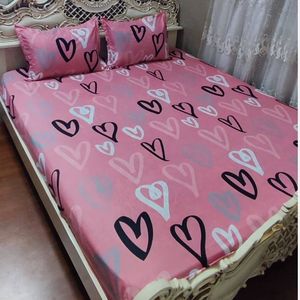 روتختی دونفره فانتری دونفره روتختی دو نفره نیم ست طرح قلب صورتی گل بهی گلبهی