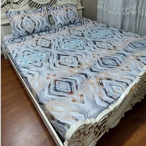 فروش اینترنتی روتختی دونفره کشدوزی شده نیم ست ملحفه دونفره