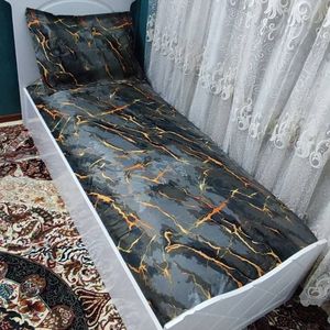 خرید آنلاین روتختی ملحفه روکش تشک یک نفره ماربل
